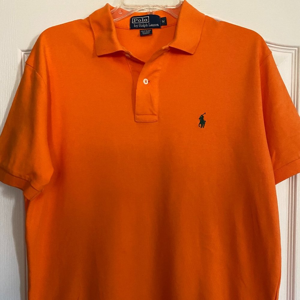 Men's Orange Polo Shirt "Size M"